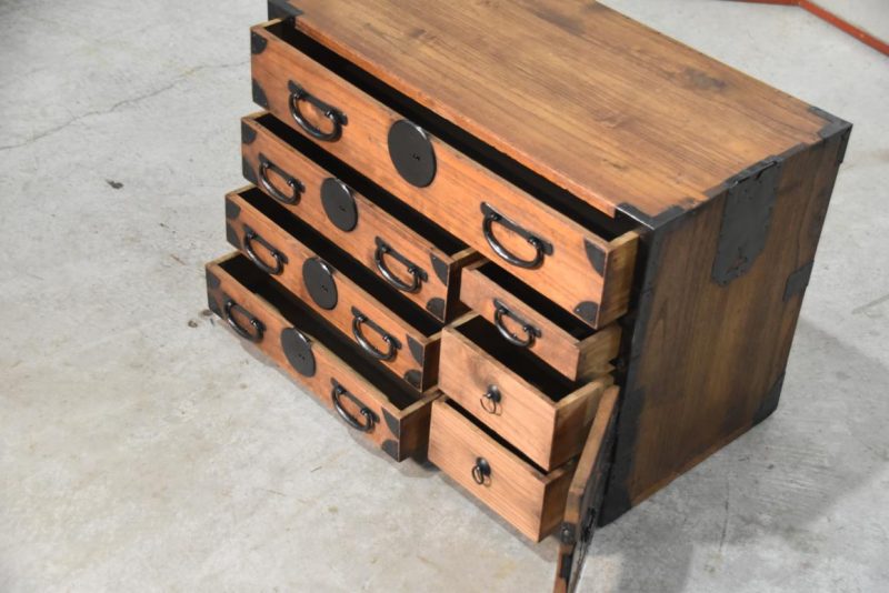 Antique Ko Dansu Accessories Chest Width:630mm - Image 4