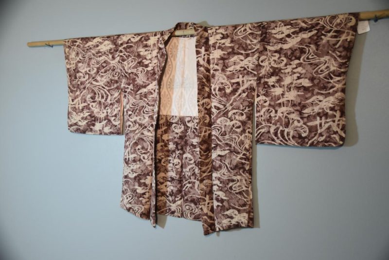 Silk Vintage Haori Jacket - Image 4