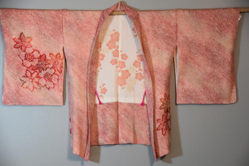 Silk Vintage Shibori  Haori Jacket - Image 2