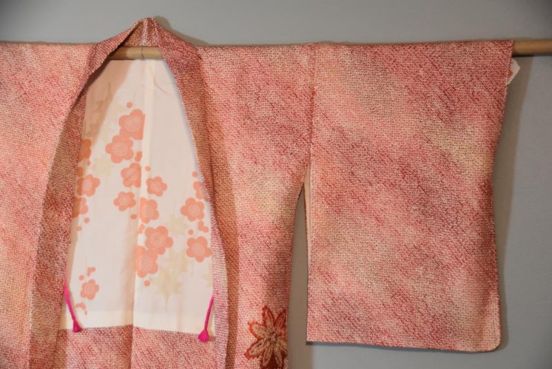 Silk Vintage Shibori  Haori Jacket - Image 7