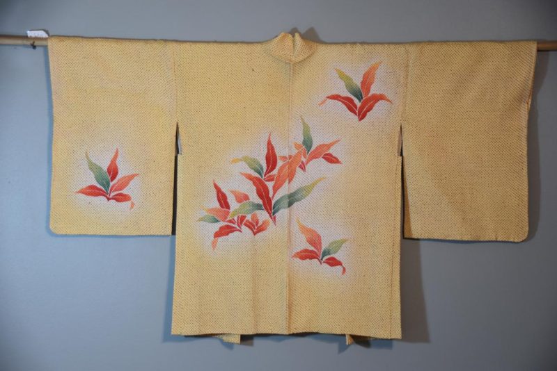 Silk Vintage Shibori  Haori Jacket - Image 2