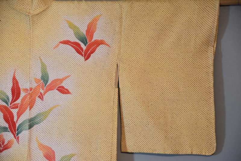 Silk Vintage Shibori  Haori Jacket - Image 8