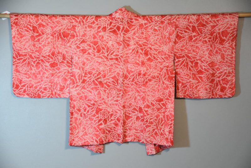 Silk Vintage Shibori  Haori Jacket - Image 3