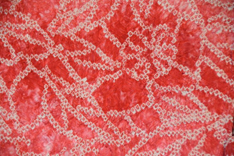 Silk Vintage Shibori  Haori Jacket - Image 7