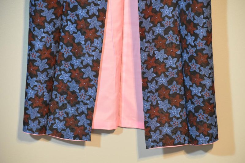 Soft Silk Kimono with Maple leaf design - Image 4
