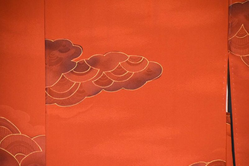 Deep Orange Red Haori - Image 2
