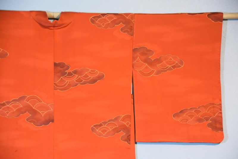 Deep Orange Red Haori - Image 6