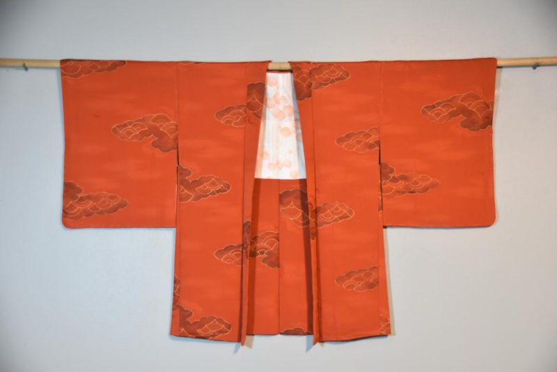 Deep Orange Red Haori - Image 5