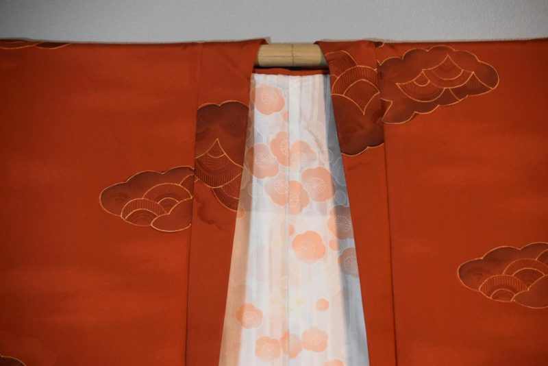 Deep Orange Red Haori - Image 4