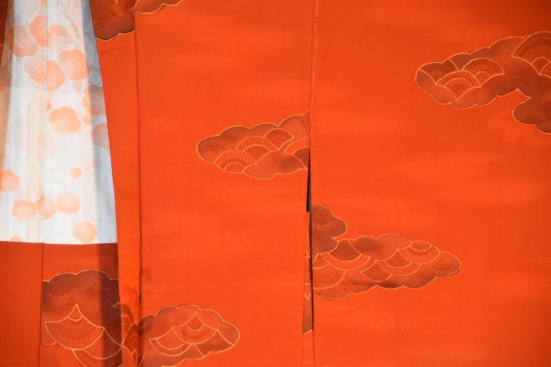Deep Orange Red Haori - Image 3
