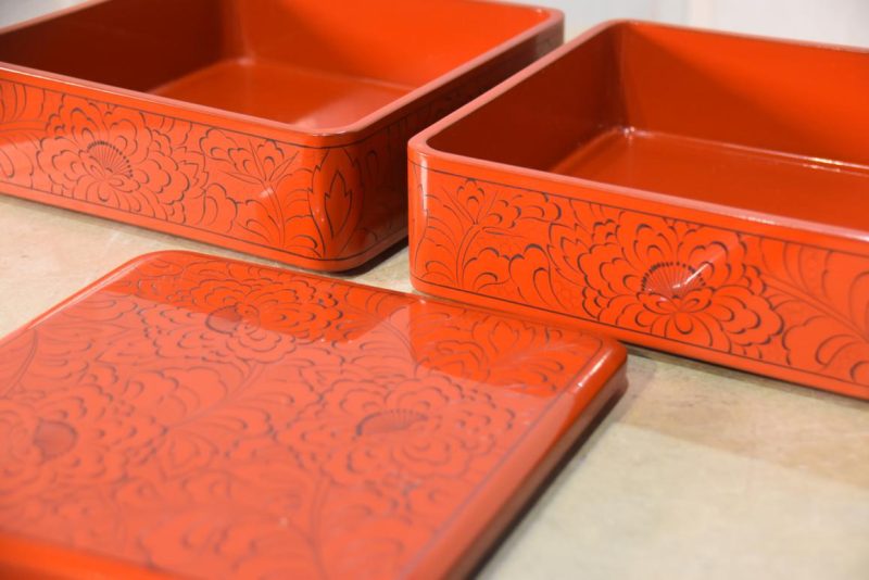 Tiered Lacquer Box - Image 4
