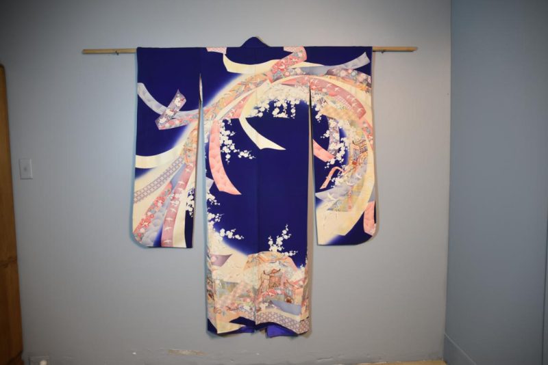 Japanese Furisode Long Sleeve Kimono