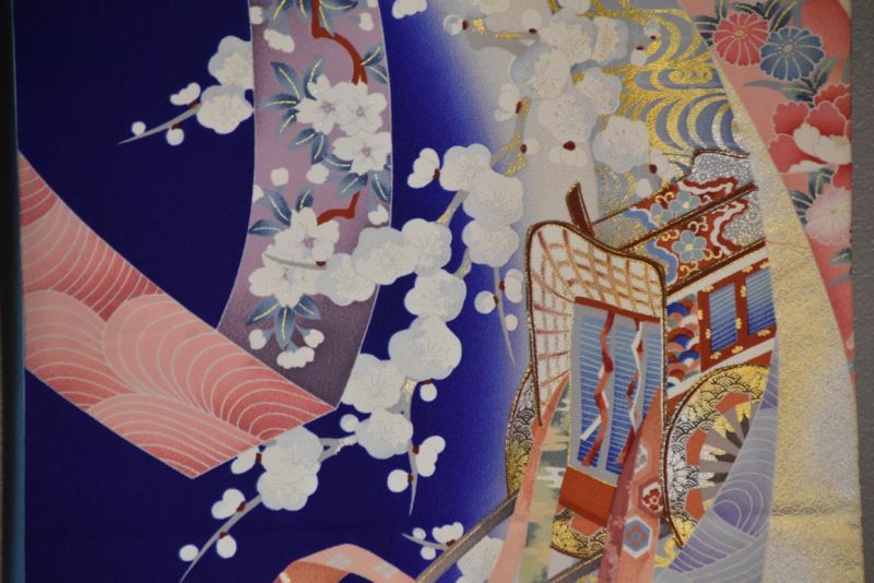 Japanese Furisode Long Sleeve Kimono - Image 12