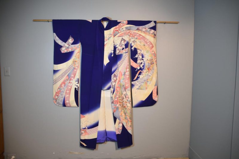 Japanese Furisode Long Sleeve Kimono - Image 8