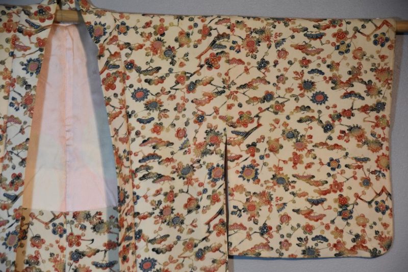 Vintage Japanese Silk Haori Jacket - Image 4