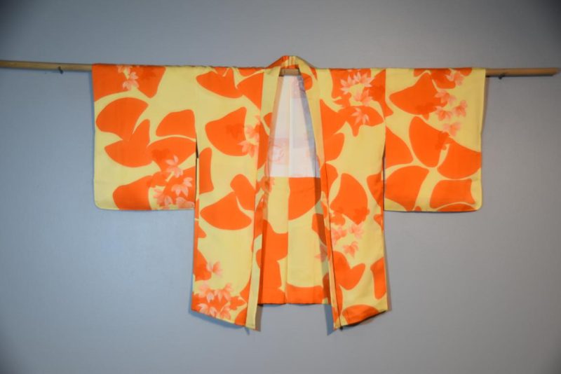 Japanese Vintage Silk Haori Jacket - Image 8