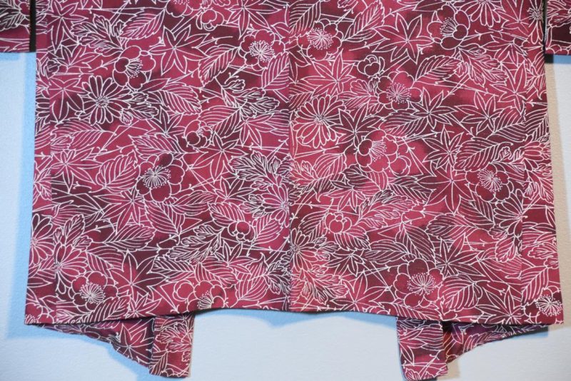 Vintage Japanese Silk Haori Jacket - Image 9
