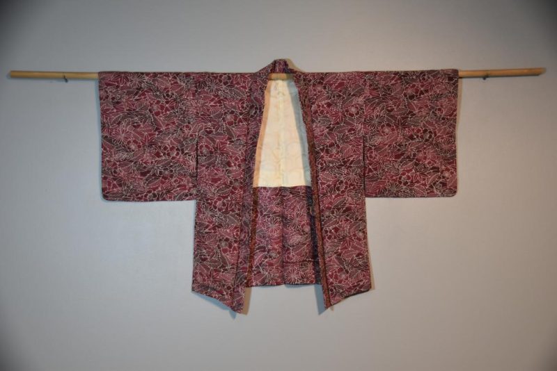 Vintage Japanese Silk Haori Jacket - Image 2