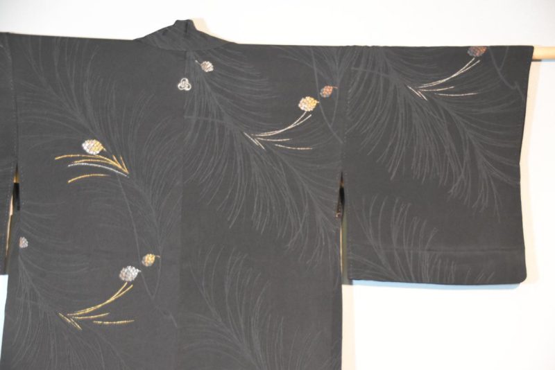 Japanese Vintage Silk Haori Jacket - Image 2