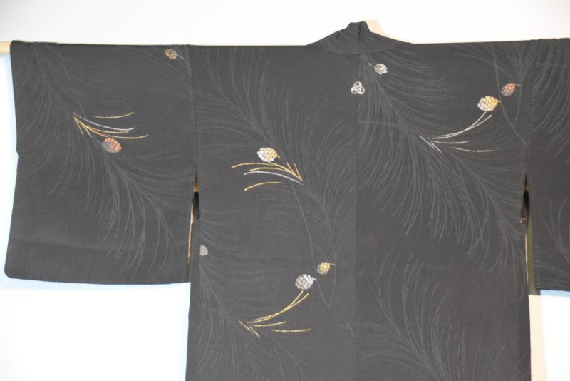 Japanese Vintage Silk Haori Jacket - Image 9