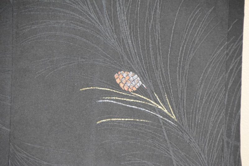 Japanese Vintage Silk Haori Jacket - Image 7