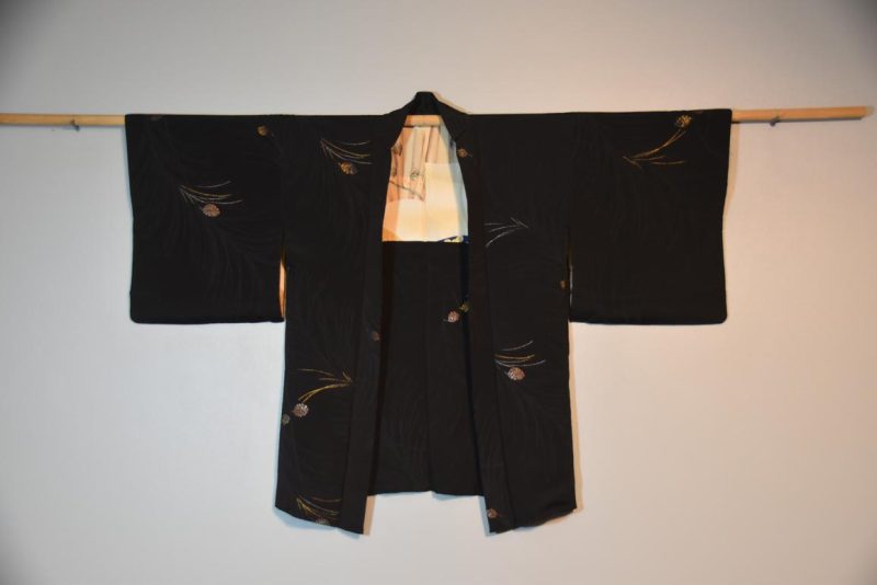 Japanese Vintage Silk Haori Jacket - Image 6