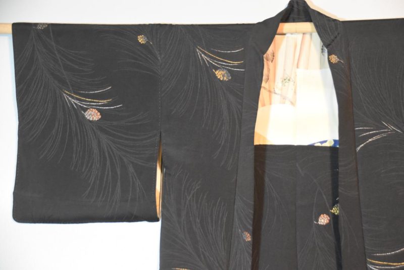 Japanese Vintage Silk Haori Jacket - Image 5