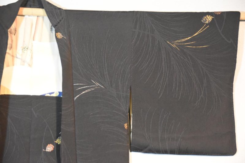 Japanese Vintage Silk Haori Jacket - Image 3