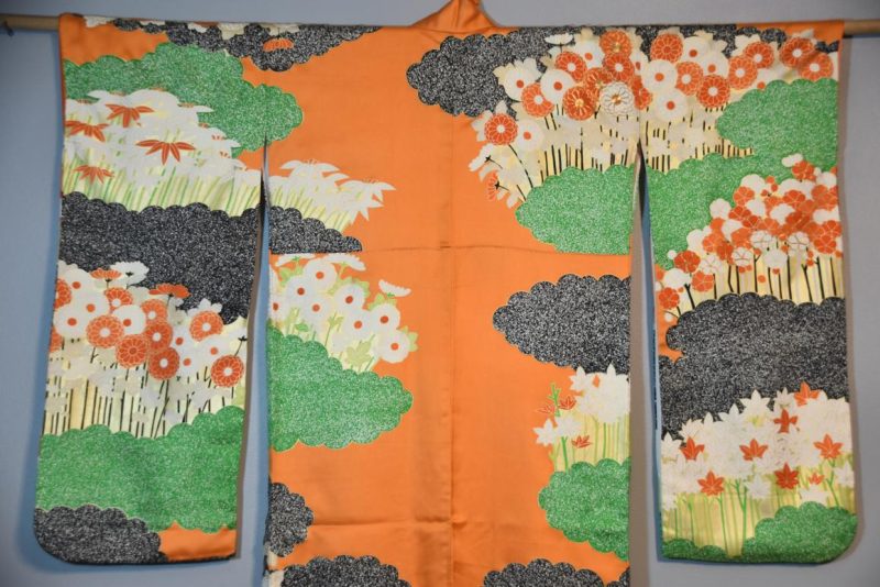 Silk Furisode Kimono - Image 2