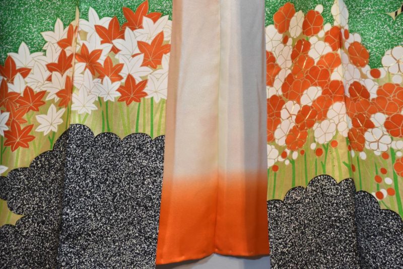 Silk Furisode Kimono - Image 4