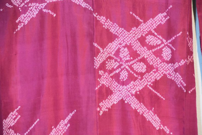 Vintage Silk Shibori Kimono - Image 10