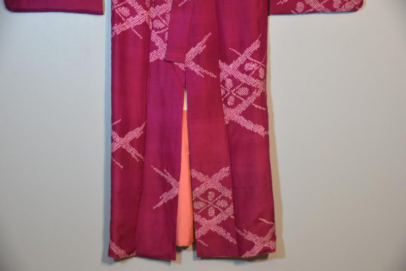 Vintage Silk Shibori Kimono - Image 6