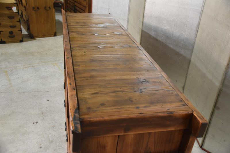 Japanese Antique Mizuya Dansu Sideboard Width:1800mm - Image 7