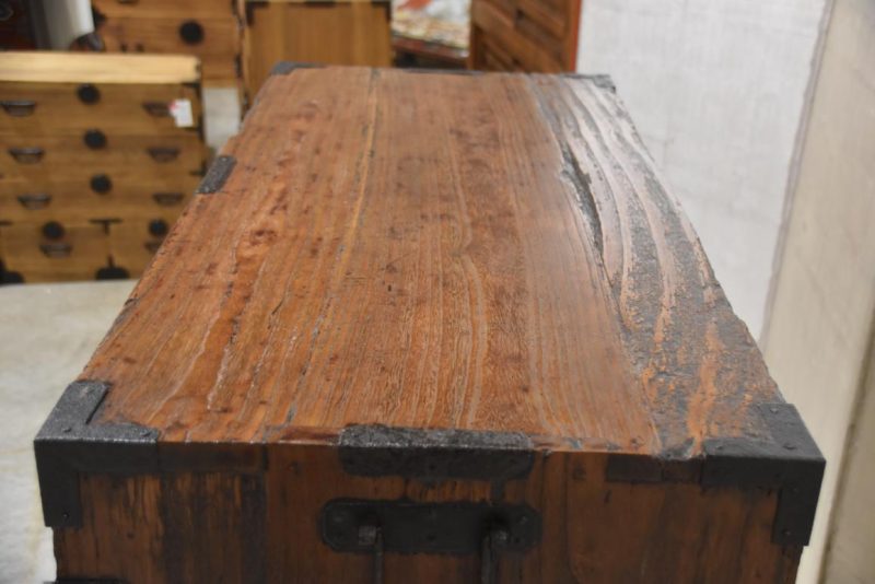 Kannon Biraki Tansu Edo Period Chest Width:970mm - Image 13