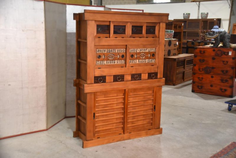 Kyoto Region Mizuya Dansu Kitchen Chest Width:1180mm - Image 12