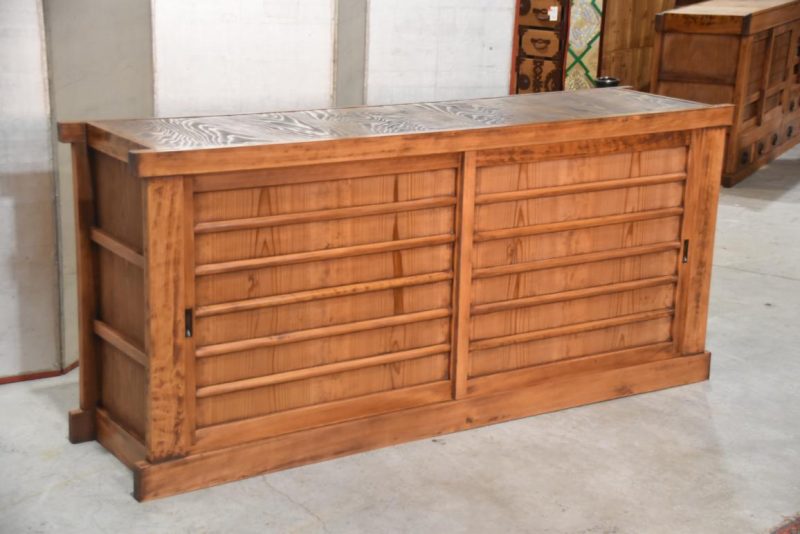 Antique Kitchen Chest Sideboard Width:1870mm - Image 2