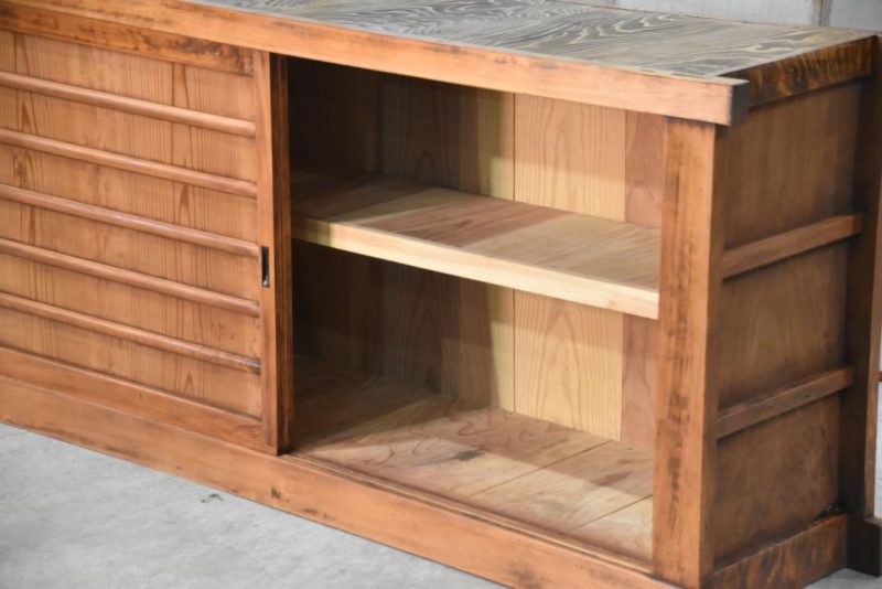 Antique Kitchen Chest Sideboard Width:1870mm - Image 5
