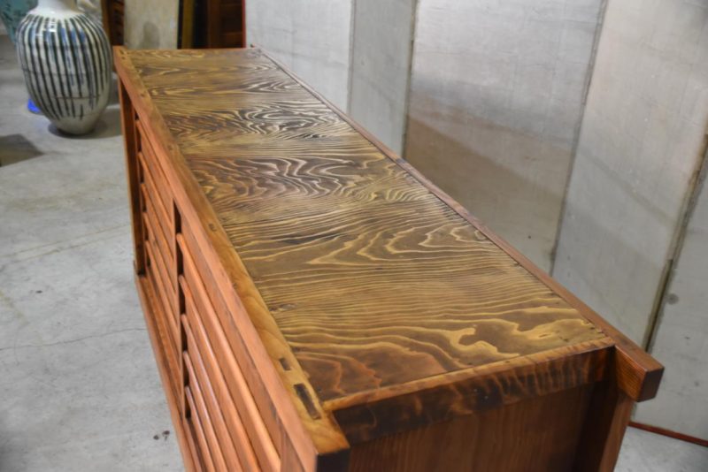 Antique Kitchen Chest Sideboard Width:1870mm - Image 4