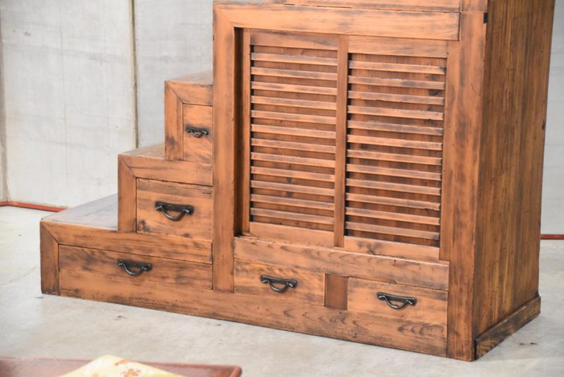 Kaidan Dansu Antique Step Chest Width:1510mm - Image 2