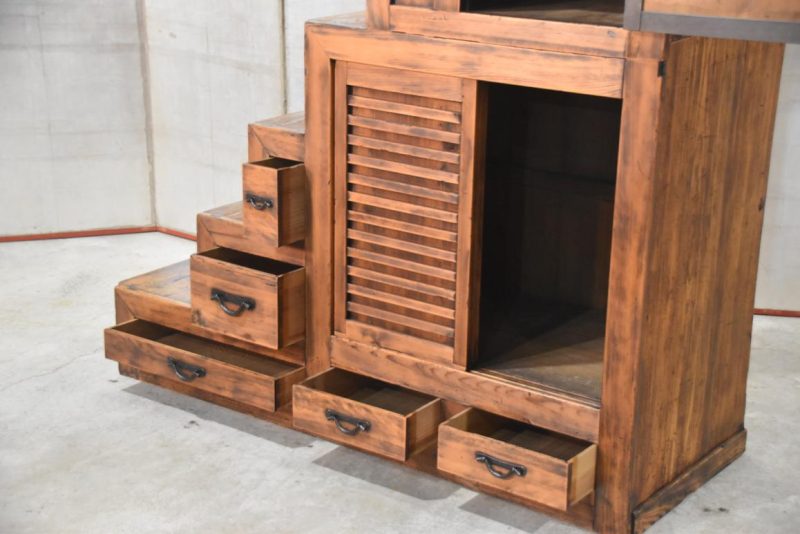 Kaidan Dansu Antique Step Chest Width:1510mm - Image 6