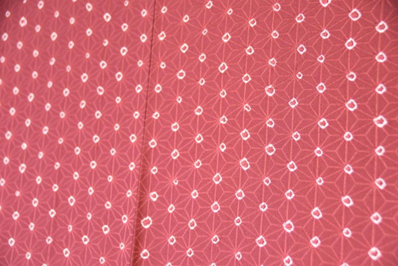Vintage Silk Jacquard Haori Jacket with Shibori - Image 3