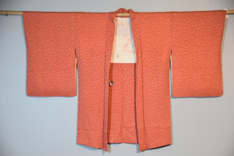 Vintage Silk Jacquard Haori Jacket - Image 2