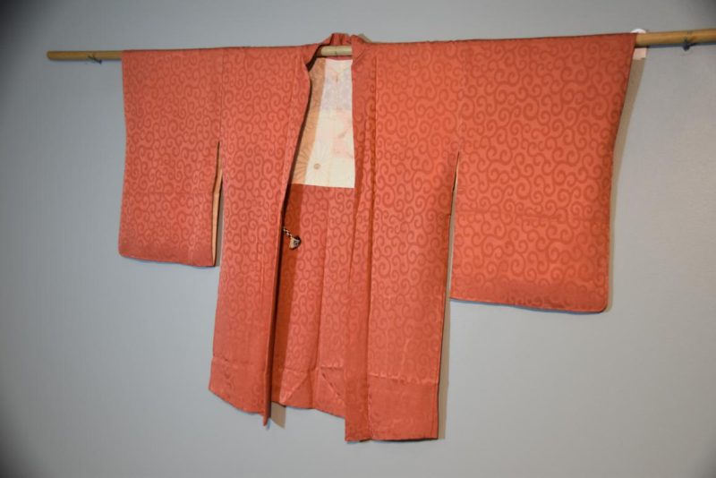 Vintage Silk Jacquard Haori Jacket - Image 5