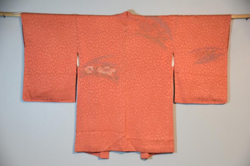 Vintage Silk Jacquard Haori Jacket - Image 4