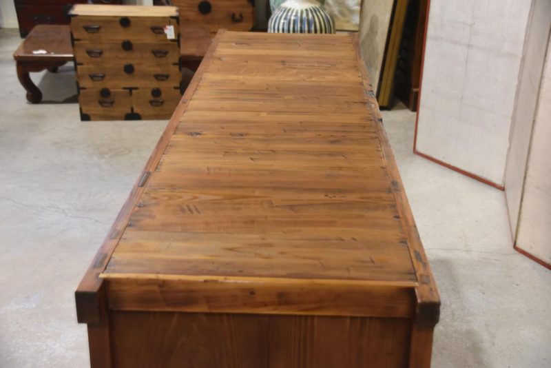 Antique Kitchen Chest Sideboard Width:1845mm. - Image 6