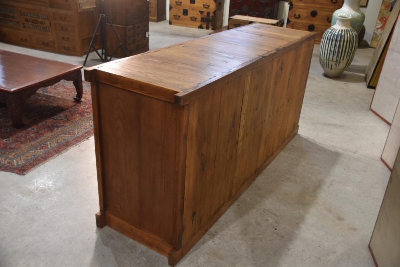 Antique Kitchen Chest Sideboard Width:1845mm. - Image 5