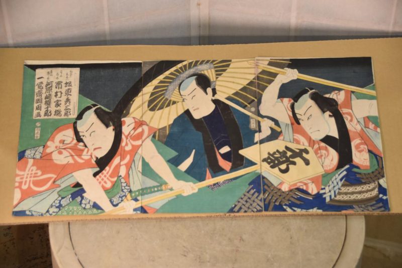 Ukyo-E Woodblock Print Width:715mm - Image 2