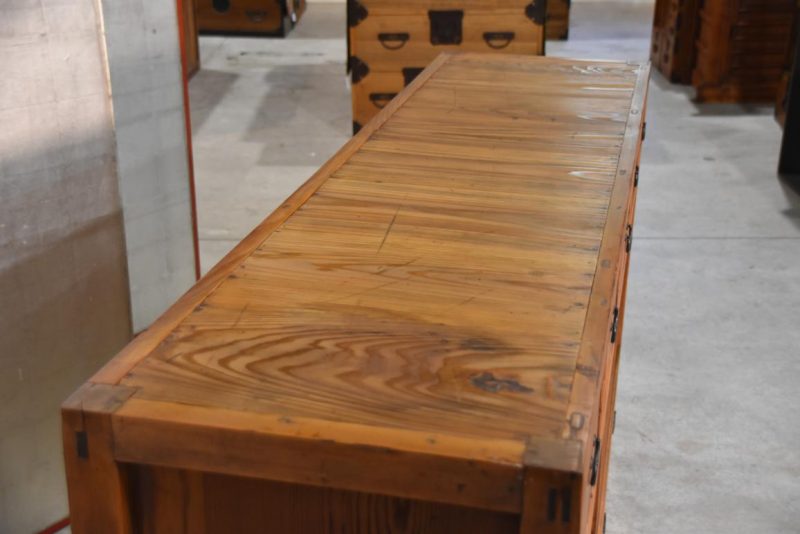 Antique Gifu Region Kitchen Chest Sideboard Width:1755mm - Image 3