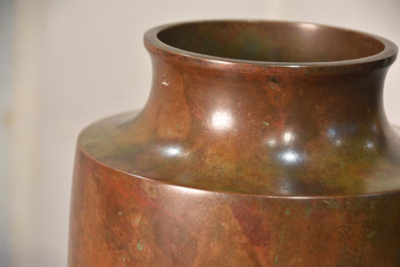 Japanese Murashido Bronze Vase Height:300mm - Image 11