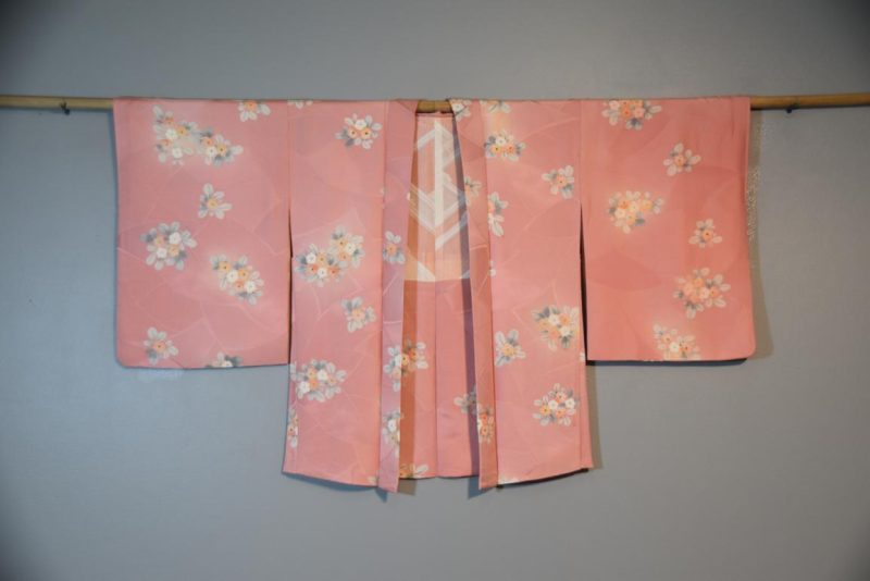 Vintage Silk Jacquard Haori Jacket - Image 4
